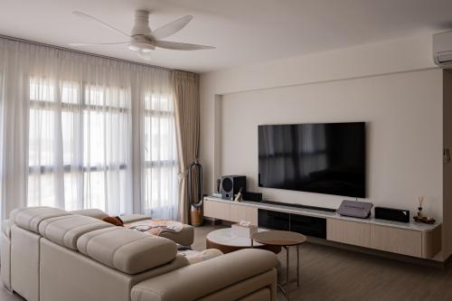 Scandinavian Living Room at 306B Tengah Drive