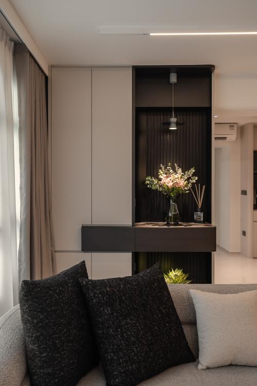 Modern Living Room at 178C Hougang Stree 12