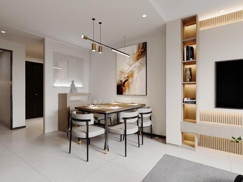 Minimalist Living Room at Tengah Drive