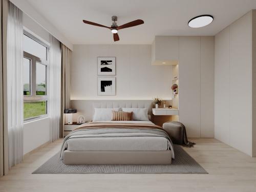 Minimalist Bedroom at Tengah Drive