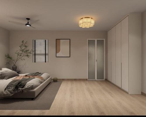 Minimalist Bedroom at 354A Admiralty Dr