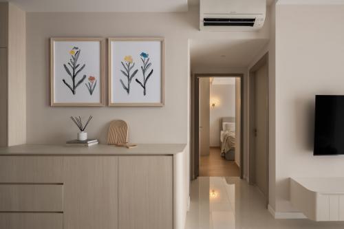 Minimalist Living Room at Treasure at Tampines