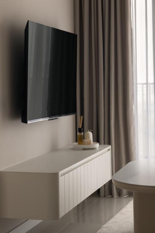 Minimalist Living Room at Treasure at Tampines