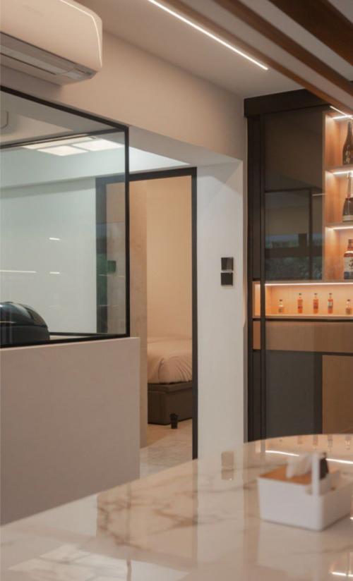 Modern Hallway at 627 Bukit Batok Central