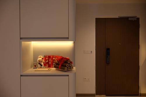Minimalist Foyer at 125A Tengah drive