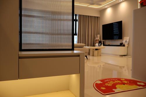 Minimalist Foyer at 125A Tengah drive