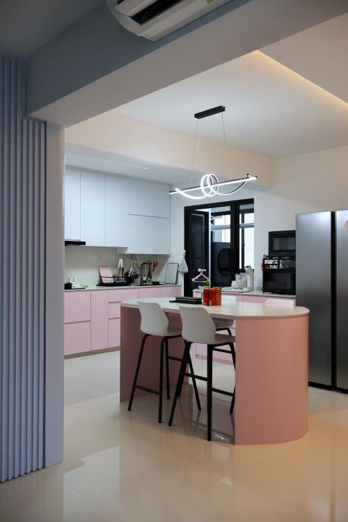 Minimalist Kitchen at 125A Tengah drive