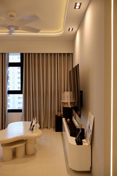 Minimalist Living Room at 125A Tengah drive
