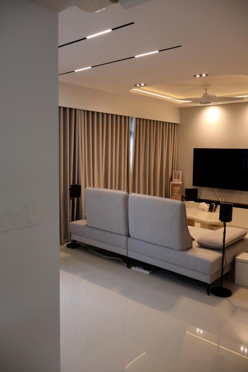 Minimalist Living Room at 125A Tengah drive