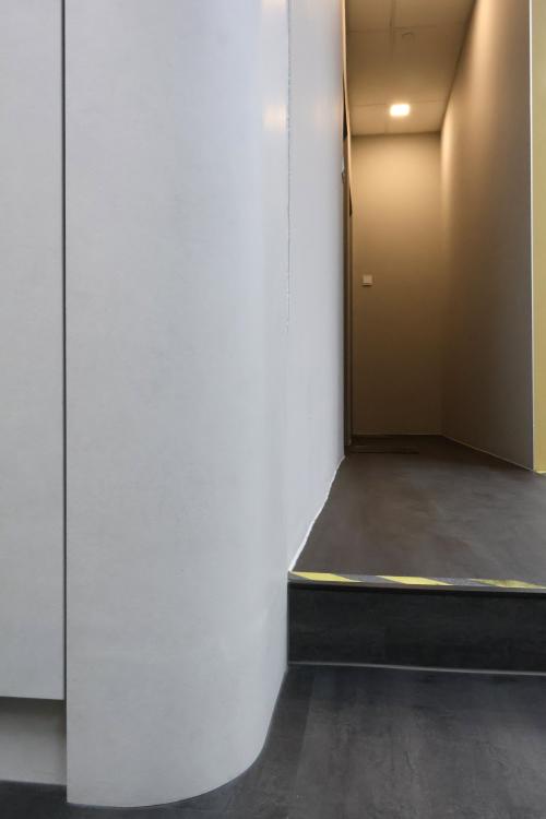 Minimalist Hallway at Datwyler It Infra Pte. Ltd. / 30 Toh Guan Road #01-01A S608840