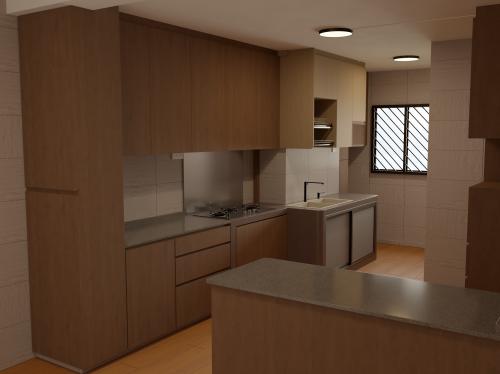 Minimalist Kitchen at Kitchen carpentry makeover