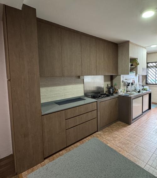 Minimalist Kitchen at Kitchen carpentry makeover
