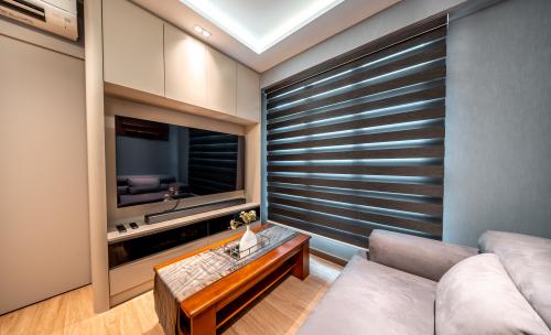 Modern Living Room at 438A Northshore drive