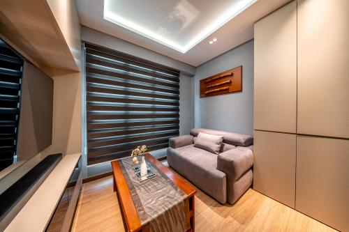 Modern Living Room at 438A Northshore drive
