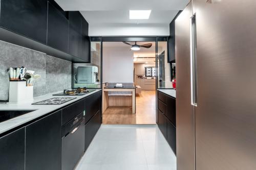 Minimalist Kitchen at 23 Dover Crescent