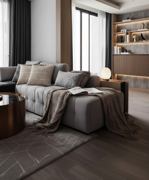 Modern Living Room at The Beacon