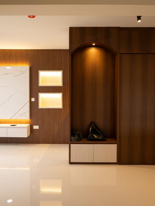 Scandinavian Living Room at Tengah BTO