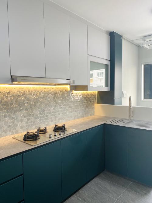 Contemporary Kitchen at 4 Room Resale