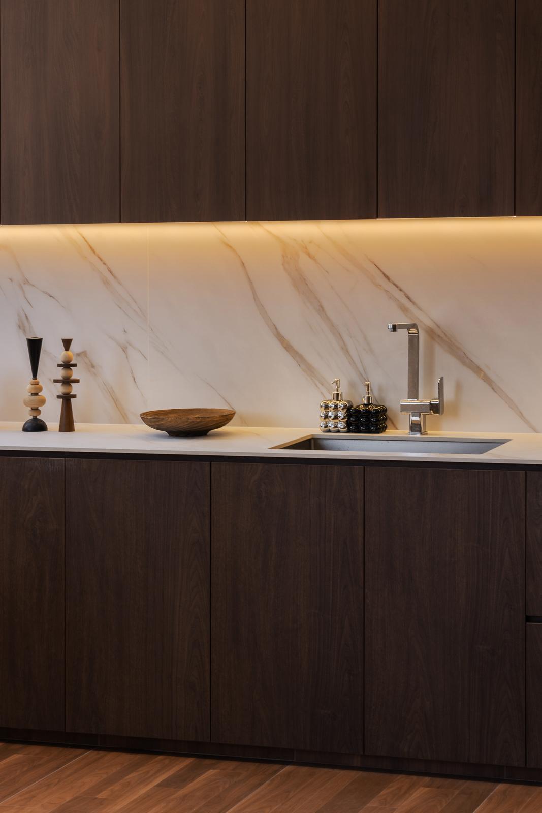 Modern Pantry with Tableware and Kitchen Accessories