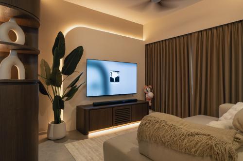 Contemporary Living Room at Champions Green