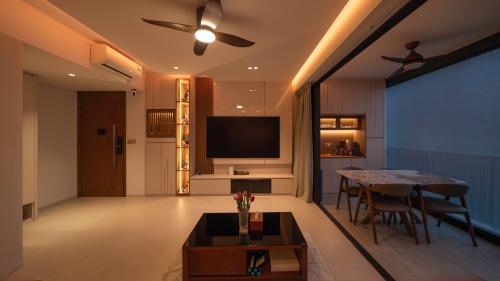 Contemporary Living Room at Waterbay