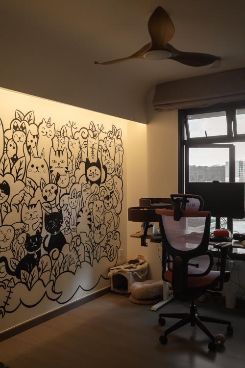 Vintage Home Office at 323B Tengah Drive