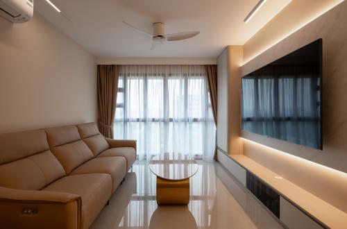 Modern Living Room at 662A Tampines Blk