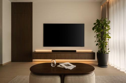Contemporary Living Room at Pinnacle @ Duxton II