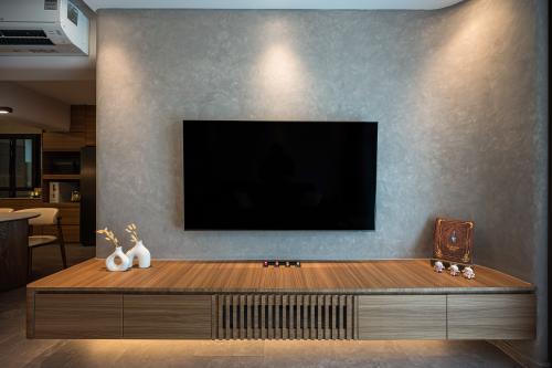 Minimalist Living Room at New Punggol Road