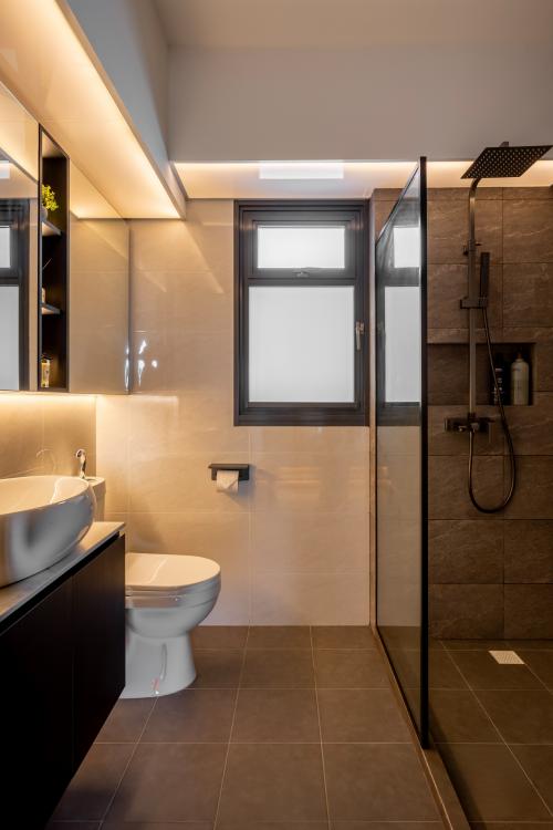 Modern Bathroom at Sengkang East Drive