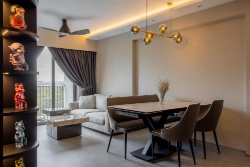 Modern Living Room at Sengkang East Drive
