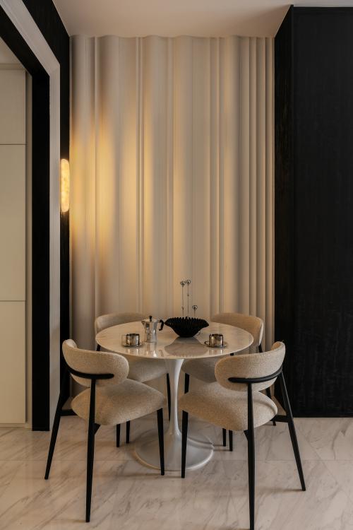 Modern Dining Room at Duo Residence