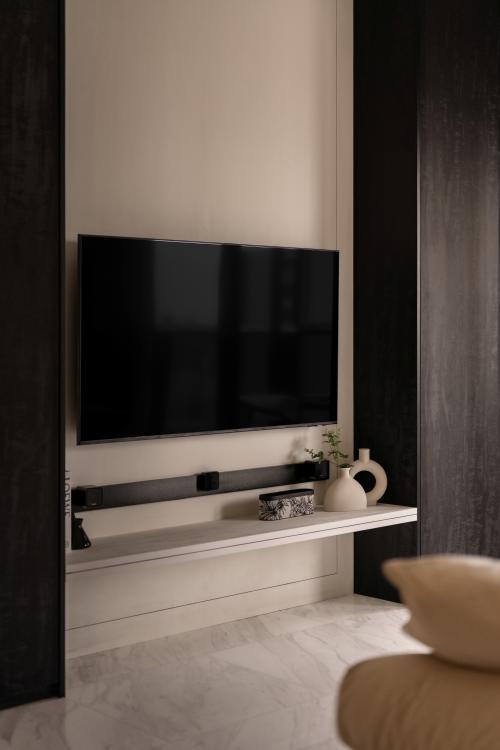 Modern Living Room at Duo Residence
