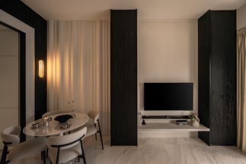 Modern Living Room at Duo Residence