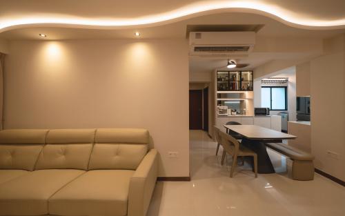 Minimalist Dining Room at Punggol Point Cove