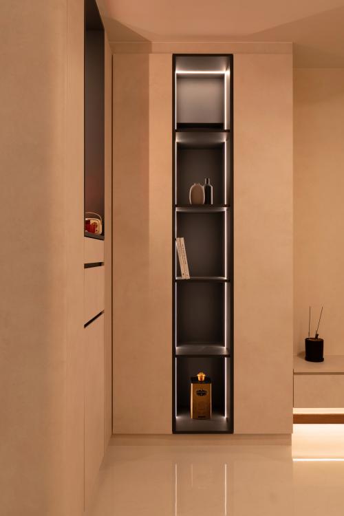 Minimalist Living Room at Punggol Point Cove