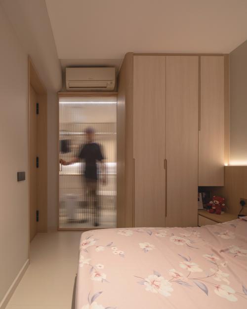 Contemporary Bedroom at High Park Residence