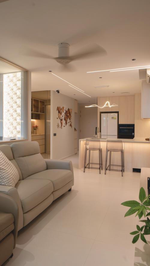 Contemporary Dining Room at High Park Residence