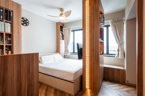 Asian Bedroom at Central Grove Condominium