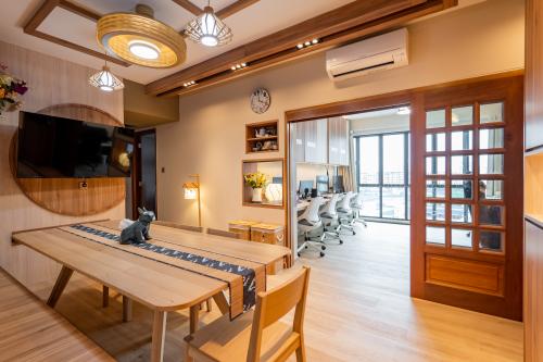Asian Home Office at Central Grove Condominium
