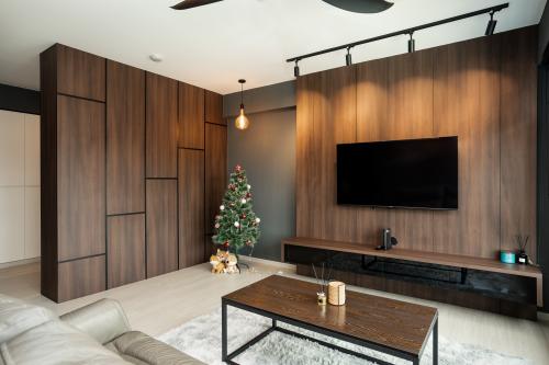 Modern Living Room at 437A Bukit Batok