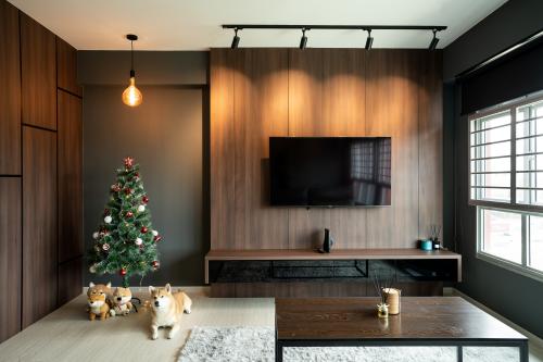 Modern Living Room at 437A Bukit Batok