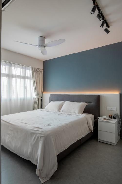 Modern Bedroom at Rivervale Crescent (Blk 163C)