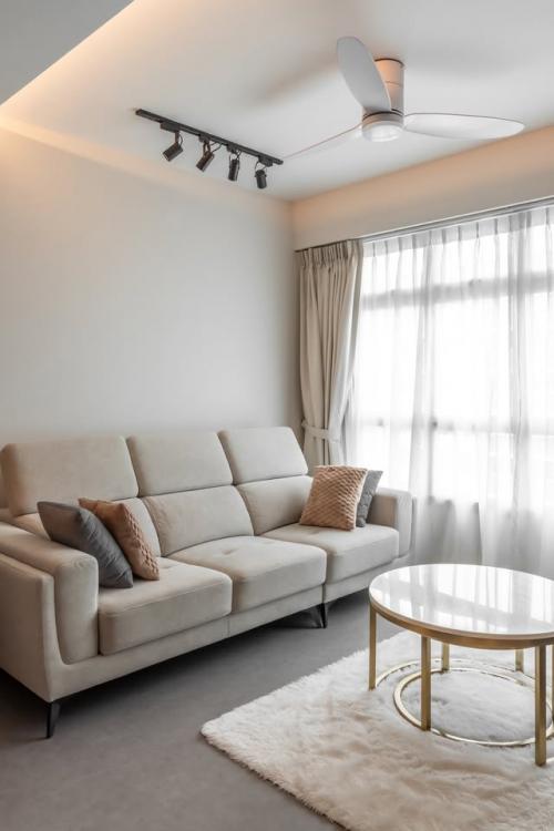 Modern Living Room at Rivervale Crescent (Blk 163C)