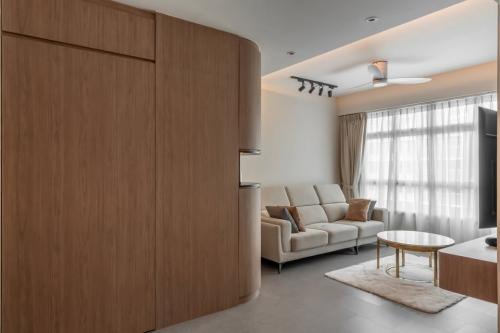 Modern Living Room at Rivervale Crescent (Blk 163C)