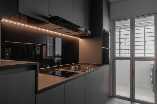 Contemporary Kitchen at 453C Fernvale Road