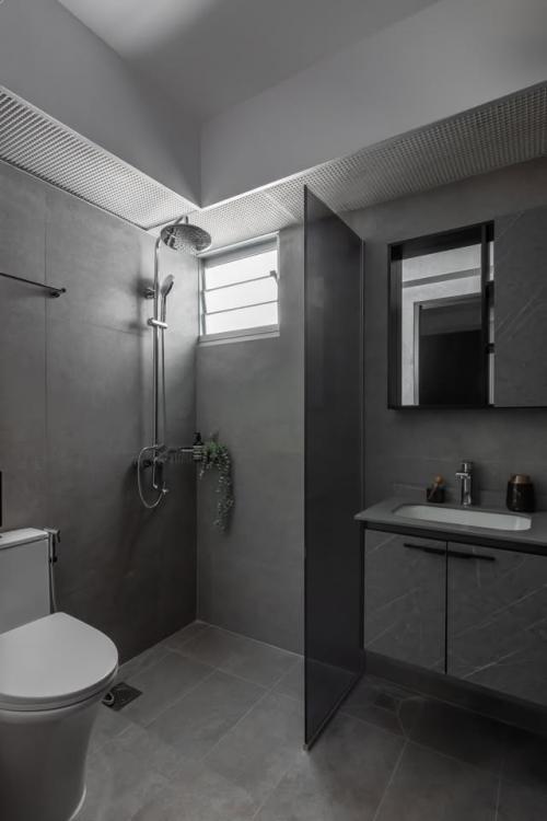 Contemporary Bathroom at 453C Fernvale Road