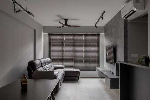 Contemporary Living Room at 453C Fernvale Road