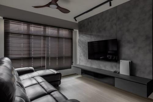 Contemporary Living Room at 453C Fernvale Road