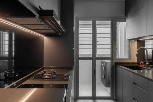 Contemporary Kitchen at 453C Fernvale Road